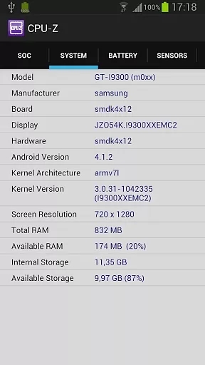 CPU-Z安卓版