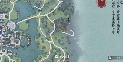 《天涯明月刀手游》胜景录江南位置介绍