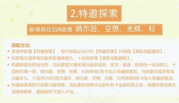 《苍蓝誓约》特邀探索玩法介绍