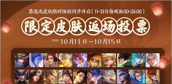 《王者荣耀》四周年皮肤返场介绍