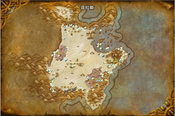 《魔兽世界》怀旧服矿点分布图纸大全