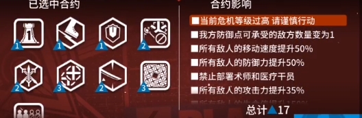 《明日方舟》危机合约难度17通关攻略