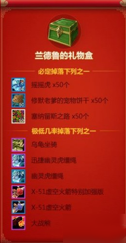 《魔兽世界》兰德鲁礼盒内容介绍一览