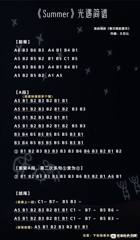 《SKY光遇》乐谱分享