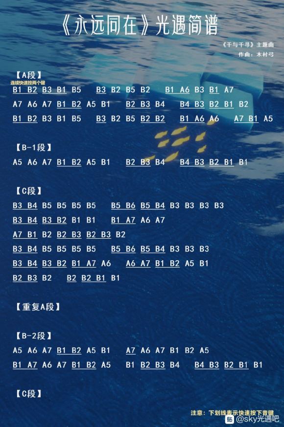 《SKY光遇》乐谱分享