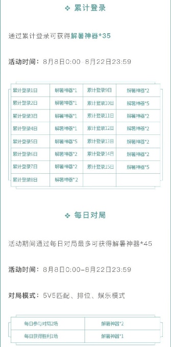 《王者荣耀》解暑神器获取方法