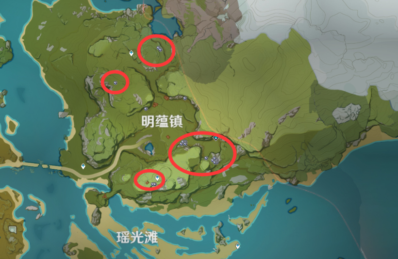 《原神》夜泊石哪里刷新最多