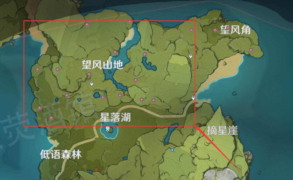 《原神》落落梅地图采集攻略