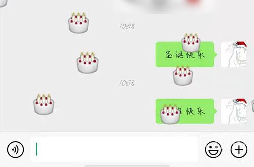 《微信》诞节飘屏特效触发介绍
