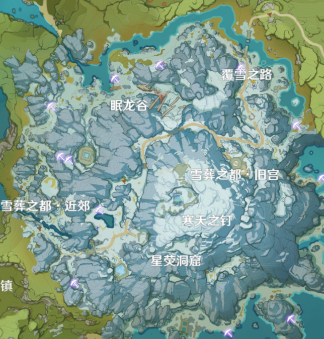《原神》雪山星荧矿石采集攻略
