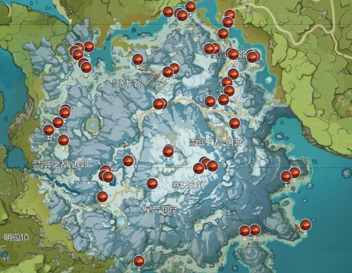 《原神》龙脊雪山火把位置介绍