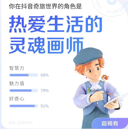 《抖音》年度报告超稀有和异常稀有