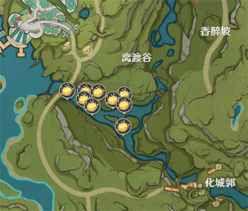 原神月莲位置在哪里（原神3.0月莲位置介绍）