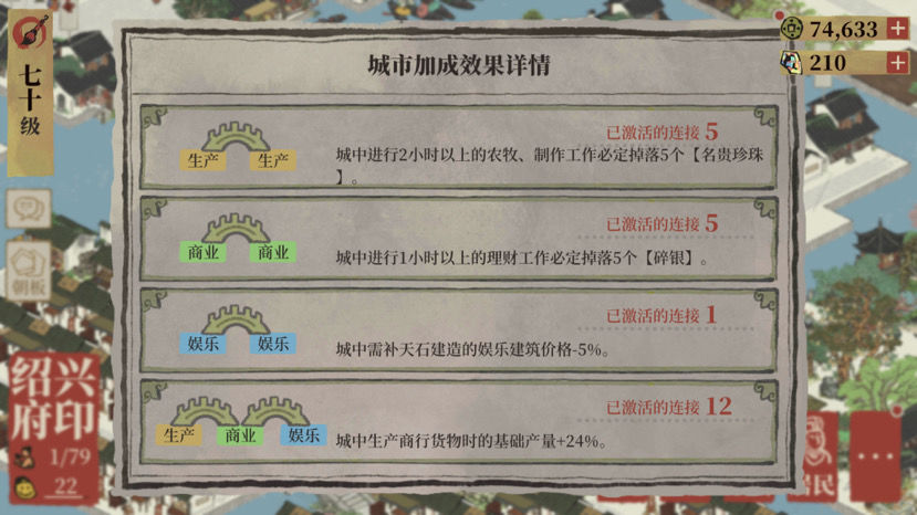 《江南百景图》绍兴十级商行怎么摆