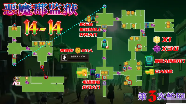 《坎公骑冠剑》14-14全收集攻略