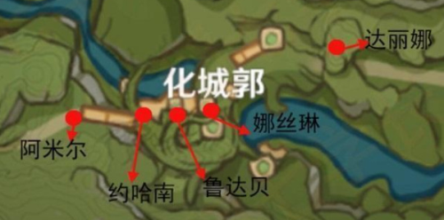 《原神》七圣召唤大世界牌手位置攻略