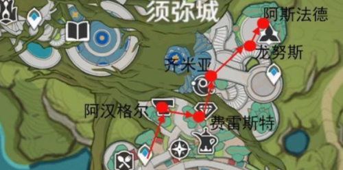 《原神》七圣召唤大世界牌手位置攻略