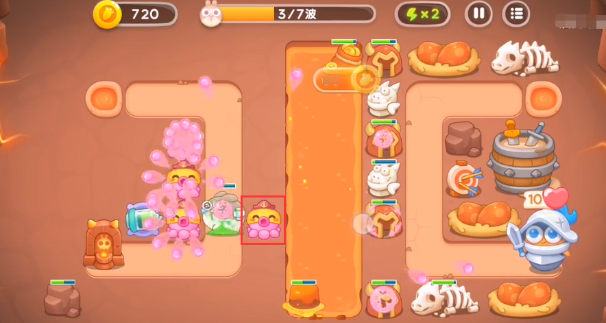 《保卫萝卜4》饿龙传说7关攻略