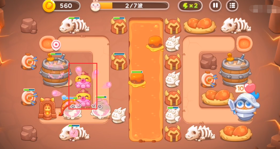 《保卫萝卜4》饿龙传说7关攻略