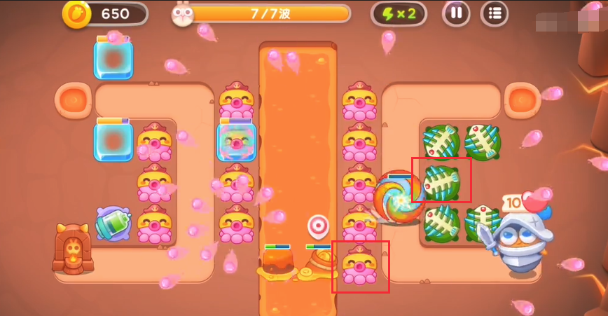 《保卫萝卜4》饿龙传说7关攻略