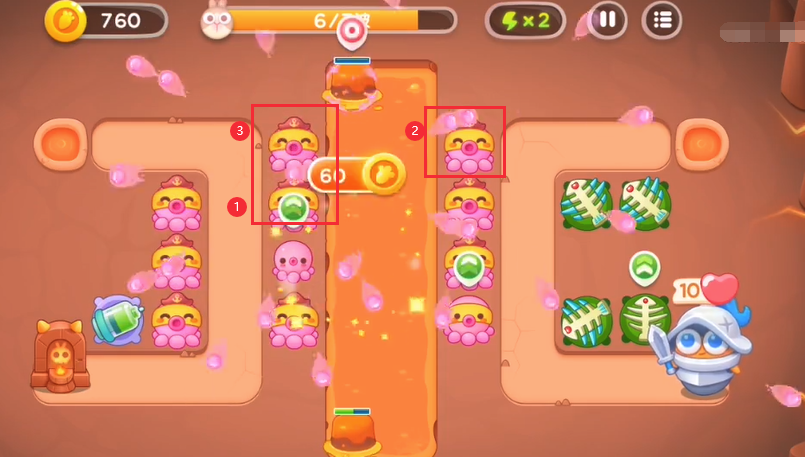 《保卫萝卜4》饿龙传说7关攻略