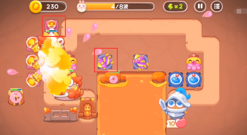 《保卫萝卜4》饿龙传说8关攻略