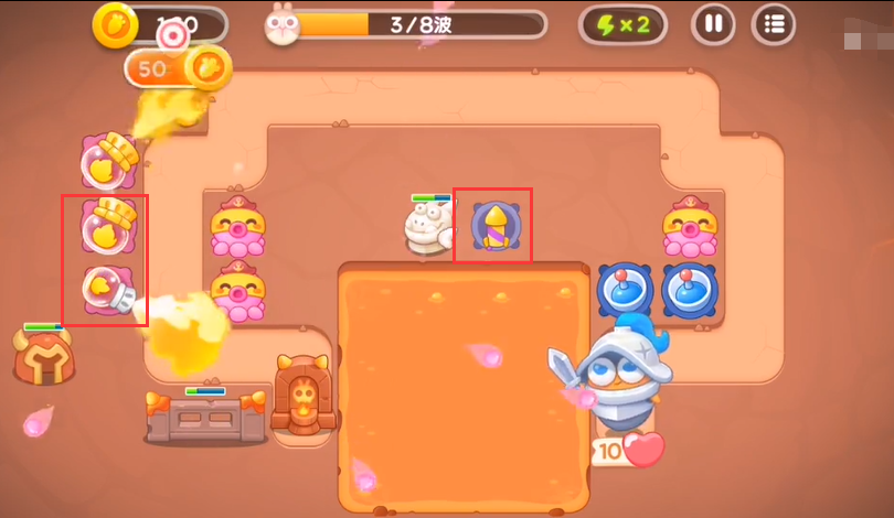 《保卫萝卜4》饿龙传说8关攻略