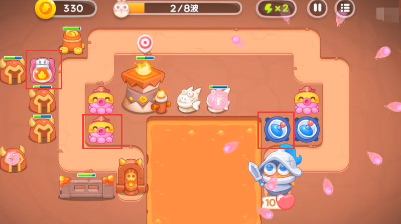 《保卫萝卜4》饿龙传说8关攻略