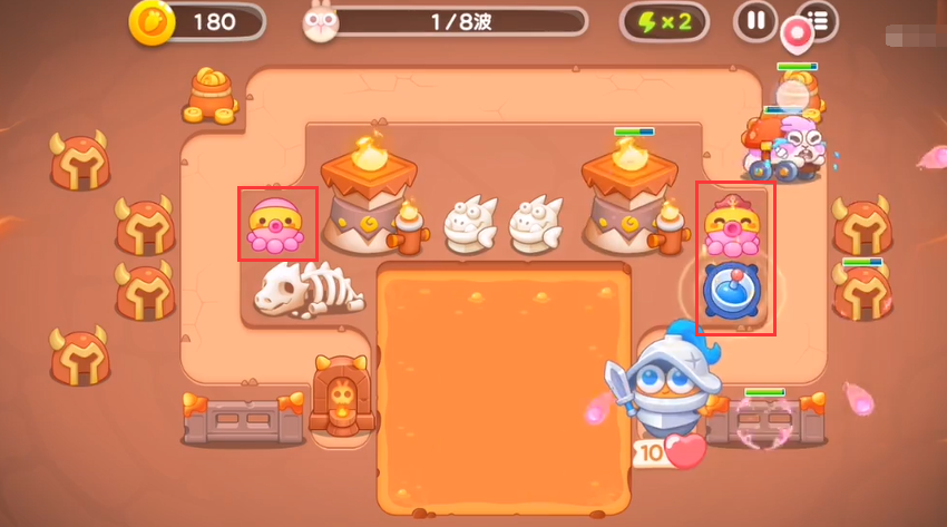 《保卫萝卜4》饿龙传说8关攻略