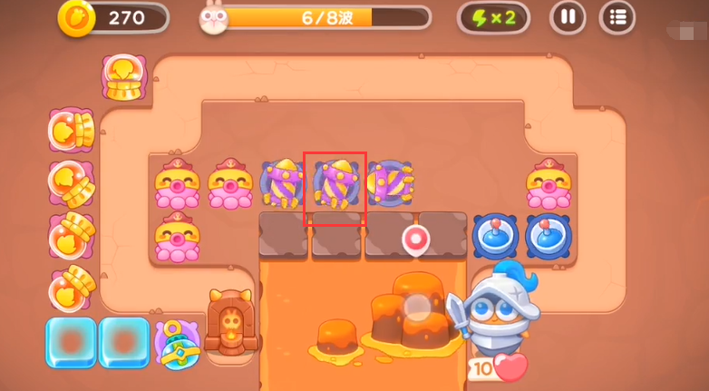 《保卫萝卜4》饿龙传说8关攻略
