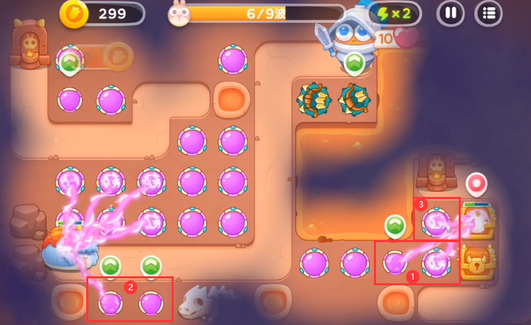 《保卫萝卜4》饿龙传说9关攻略