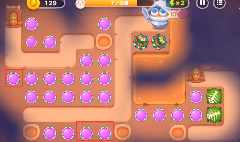 《保卫萝卜4》饿龙传说9关攻略