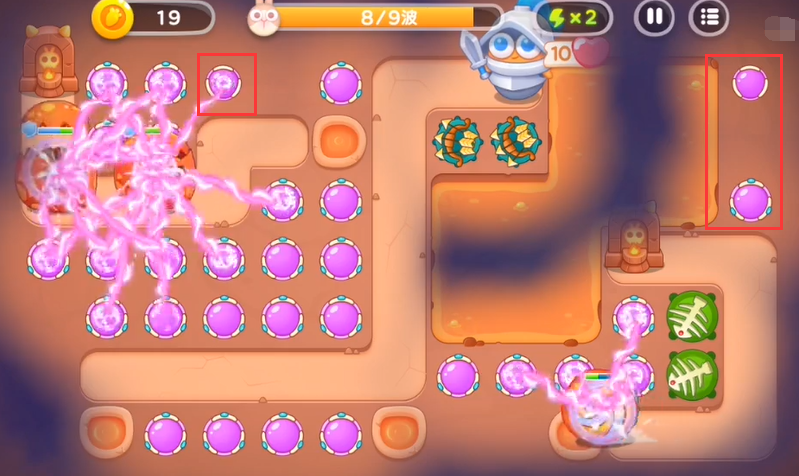《保卫萝卜4》饿龙传说9关攻略