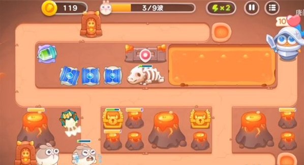 《保卫萝卜4》饿龙传说13关攻略