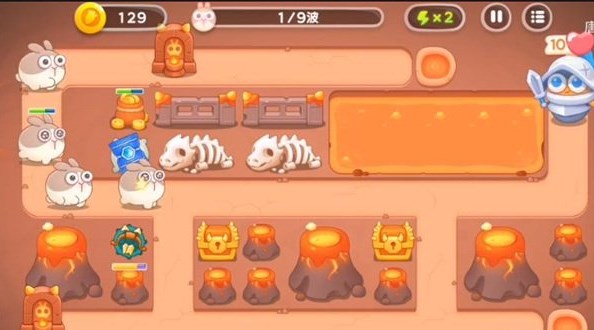 《保卫萝卜4》饿龙传说13关攻略