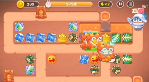 《保卫萝卜4》饿龙传说13关攻略