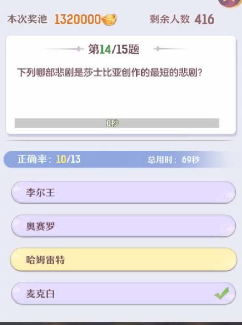 《长安幻想》2023年科举题库答案是什么