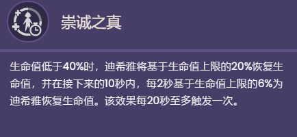 《原神》迪希雅角色天赋介绍