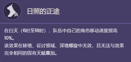 《原神》迪希雅角色天赋介绍