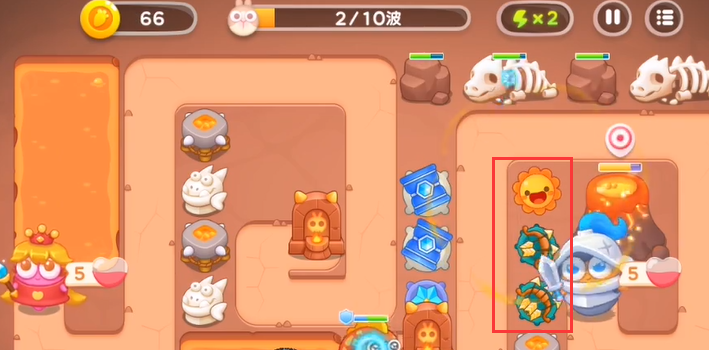 《保卫萝卜4》饿龙传说36关攻略