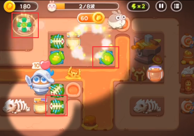 《保卫萝卜4》饿龙传说37关攻略
