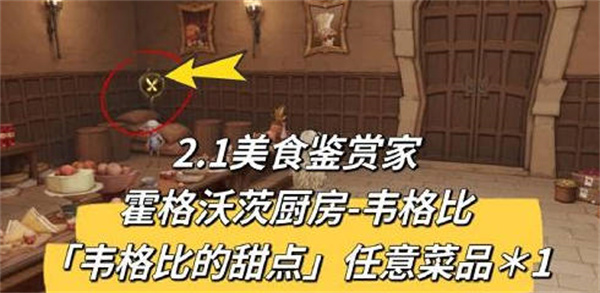 《哈利波特魔法觉醒》2月1日美食鉴赏家在哪里