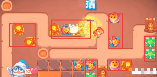 《保卫萝卜4》饿龙传说54关攻略