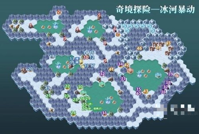 《剑与远征》冰河暴动通关路线推荐