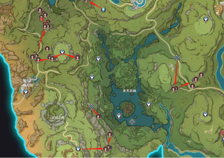 《原神》镀金旅团位置讨伐路线攻略