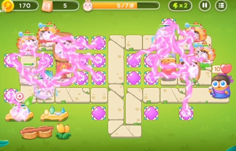 《保卫萝卜4》夏日垂钓2关攻略