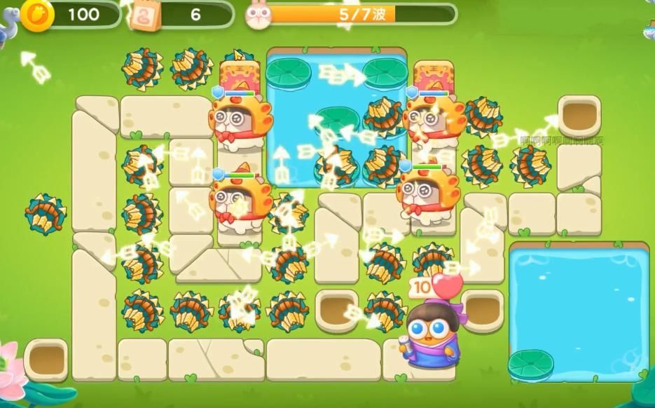 《保卫萝卜4》夏日垂钓6关攻略