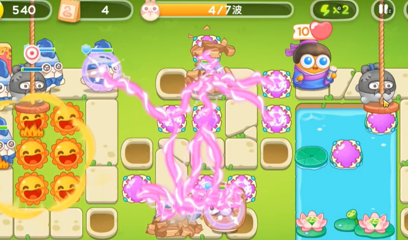 《保卫萝卜4》夏日垂钓12关攻略
