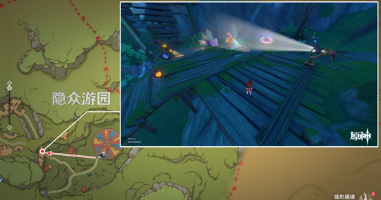 《原神》隐众游园绮光彩灯解密攻略