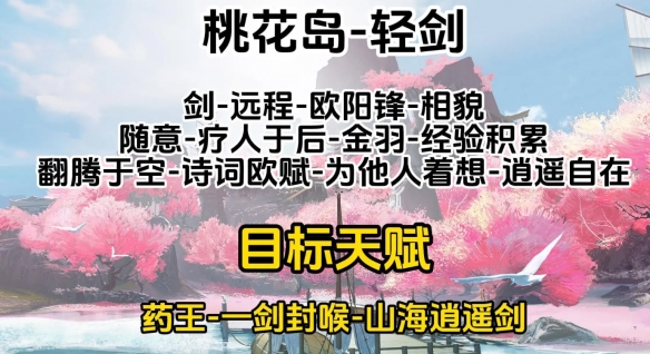 《射雕》金色天赋选择推荐攻略